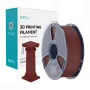 SUNLU PLA High-Speed marmer filament, baksteenrood, 1,75mm, 1kg