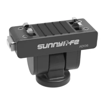 Sunnylife 1/4 quick-release adapter met 180° rotatie voor Insta360 X4 Air / X5 / Ace Pro 2 / 1 / Ace