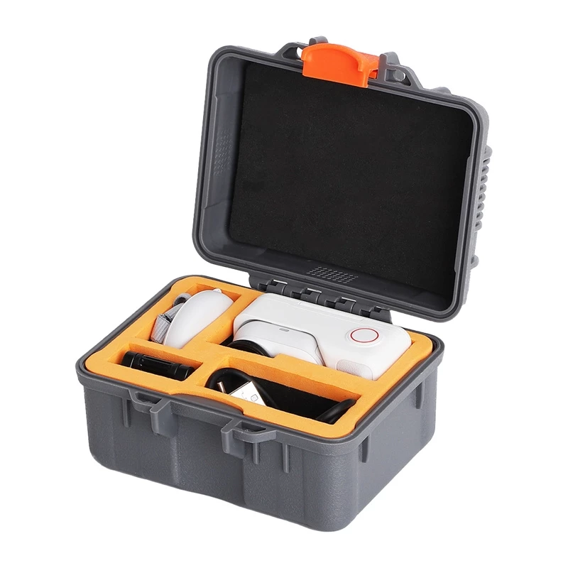 SUNNYLIFE AQX-23 Mini waterdichte hoes voor Insta360 GO Ultra, 30m transparant PC/gehard glas