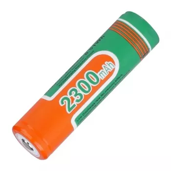 SUPERFIRE 18650 accu 2300 mAh 3,7 V Li-Ion oplaadbaar met bescherming (Button Top)