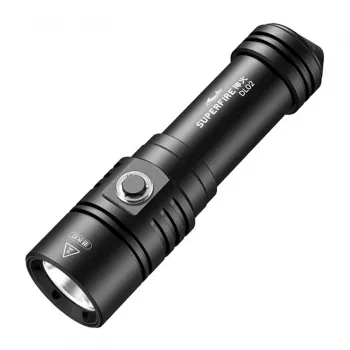 Superfire DL02 oplaadbare LED-zaklamp, 300 lumen, USB-C, IPX4