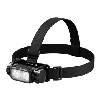 SUPERFIRE HL106 oplaadbare LED-hoofdlamp, 1200 lumen, USB-C, IPX4, 200m lichtbereik, 5 modi, verstelbare hoek, zwart
