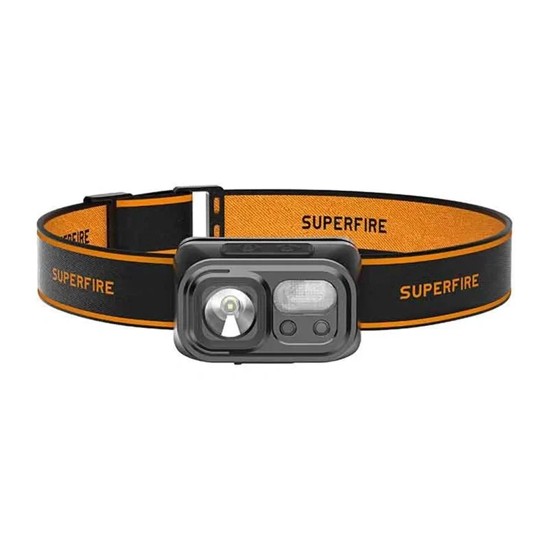 Superfire HL23-X 300 lumen USB-C oplaadbare LED-hoofdlamp zaklamp
