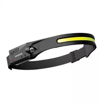 Superfire HL65 hoofdlamp zaklamp 430 lumen USB-C oplaadbaar 5 modi 30m IP44