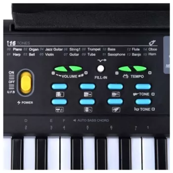 SUPRIMO 605 UFB keyboard met microfoon om te leren spelen, voor kinderen