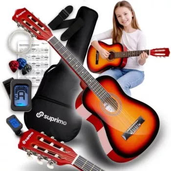 SUPRIMO JRC SET SB concertgitaar 1/4 sunburst