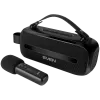 SVEN PS-255 luidspreker, zwart (12W, Bluetooth, FM, USB, karaokemicrofoon, 3600mAh)