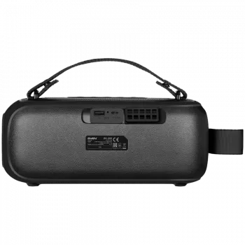 SVEN PS-255 luidspreker, zwart (12W, Bluetooth, FM, USB, karaokemicrofoon, 3600mAh)