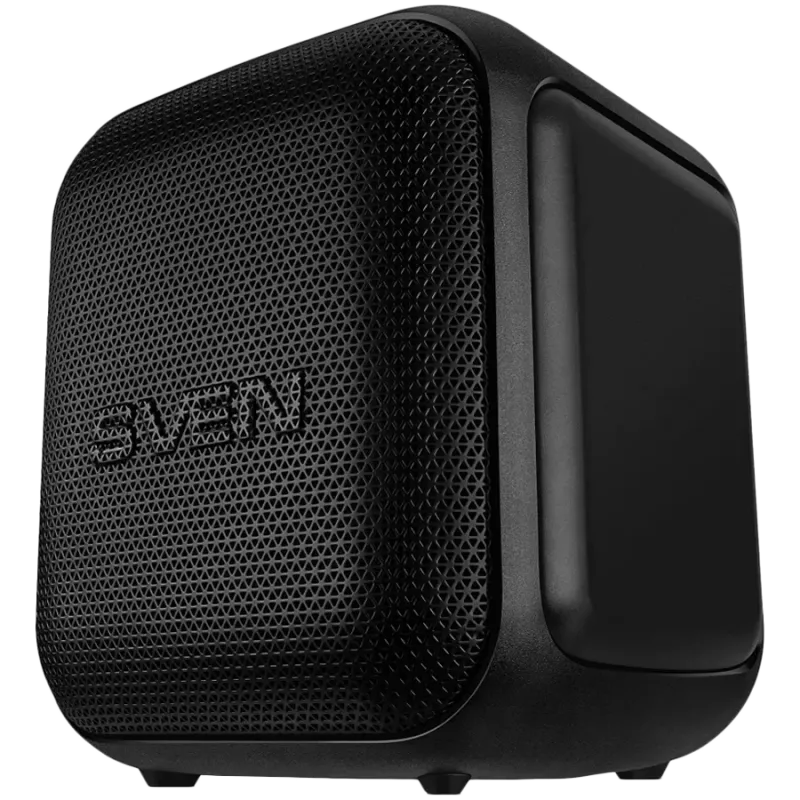 SVEN PS-880 draagbare Bluetooth-luidspreker, 110W RMS, TWS, FM, USB, microSD, LED-display, lithiumaccu, zwart