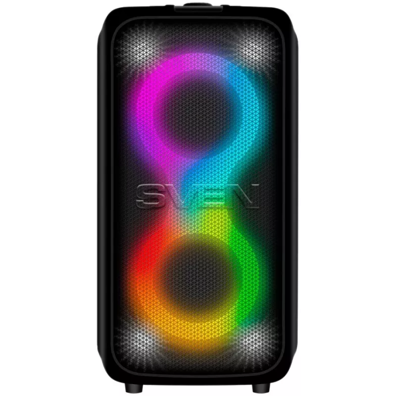 SVEN PS-960 2.0 draagbare Bluetooth-luidspreker 160W TWS FM USB LED zwart