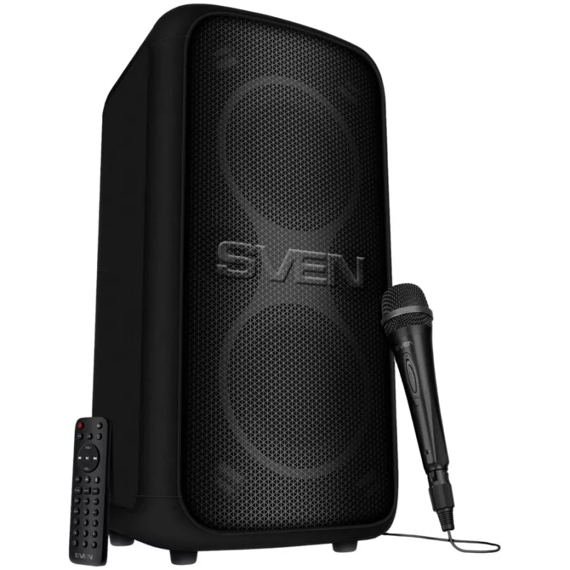 SVEN PS-960 2.0 draagbare Bluetooth-luidspreker 160W TWS FM USB LED zwart