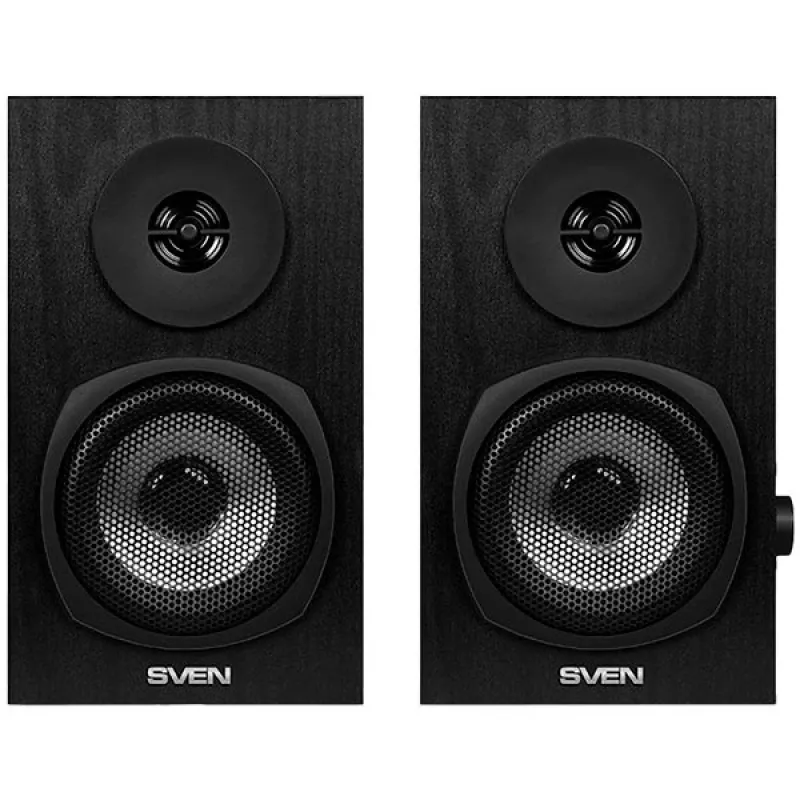 SVEN SPS-575 2.0 stereo USB-luidspreker, 2x3W RMS, volumeregelaar, zwart