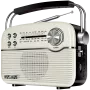 SVEN SRP-500 Draagbare Bluetooth-luidspreker, wit (3W, FM/AM/SW-radio, USB, microSD, AUX, accu)