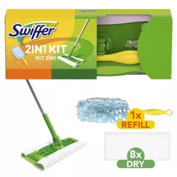 Swiffer Sweeper 2-in-1 vloer- en stofveger starterset