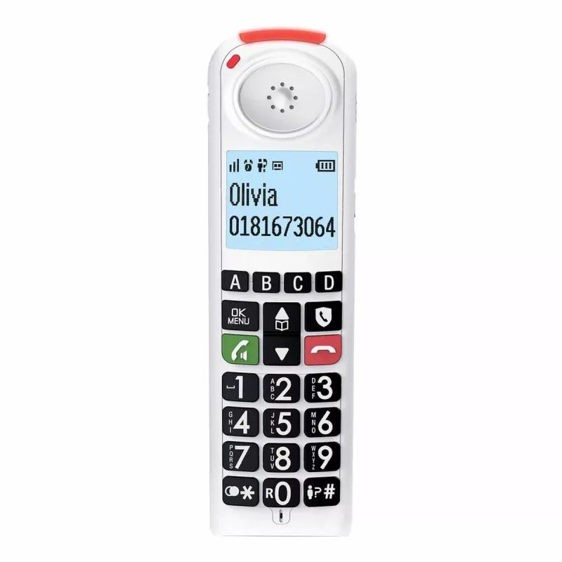Swissvoice Xtra 2355 DECT draadloze telefoon met antwoordapparaat en nummerweergave, wit