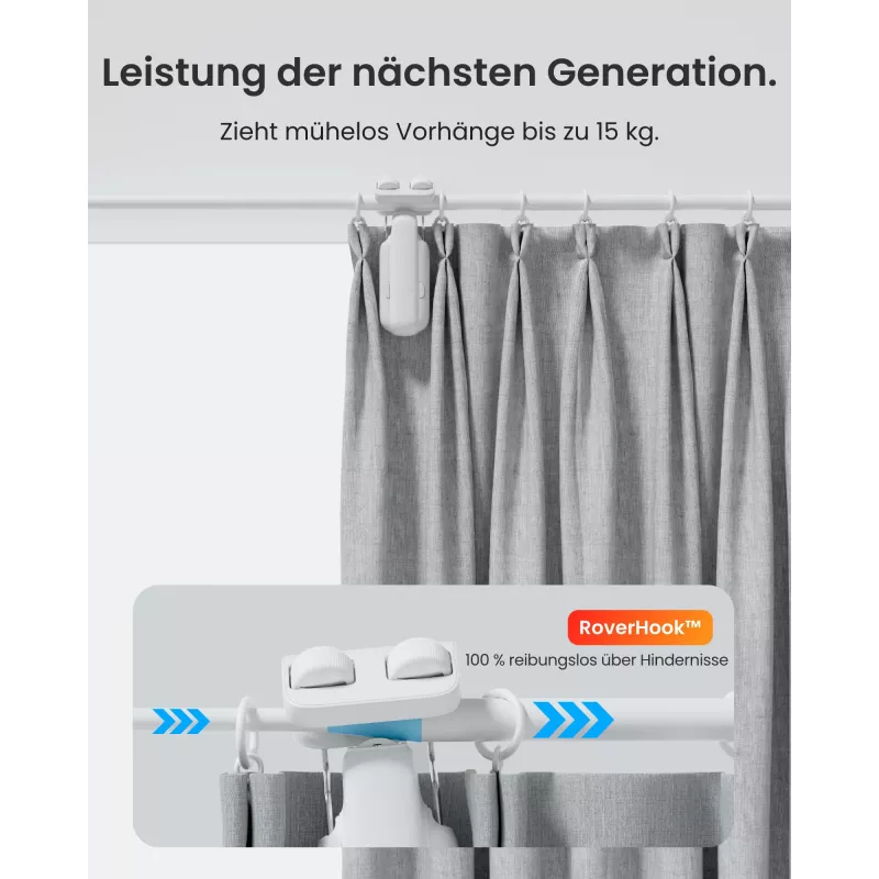 Switchbot Curtain Rod 3 (2025) slimme gordijnmotor wit