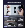 Switchbot SWB VDB-M-SW - WiFi-videodeurbel met 4,3 inch kleurendisplay (wit/zilver)