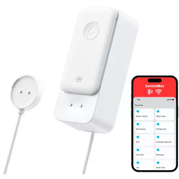 SwitchBot Wi-Fi waterlekkagedetector met sensorkabel