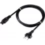SYGONIX SY-5042688 netsnoer, Schuko naar IEC C13, 1,8 m, zwart