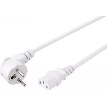 Sygonix SY-5043438 koudapparaatkabel CEE 7/7 naar IEC C13 wit 5 m