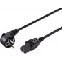 Sygonix SY-5043444 warmteapparaat-stroomkabel Schuko naar IEC C15 2 m zwart
