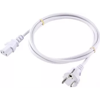 Sygonix SY-5043494 koude-apparaten netkabel CEE 7/7 naar IEC C13 wit 2,00 m