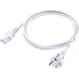 Sygonix SY-5043494 koude-apparaten netkabel CEE 7/7 naar IEC C13 wit 2,00 m