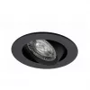 SYNERGY21 Helios LED inbouw plafondspot zwart rond kantelbaar warmwit 5W 400lm 2700K