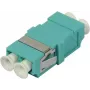 SYNERGY21 LC duplex multimode glasvezeladapter, 50/125µm, aqua, flensloos S215481