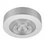SYNERGY21 LED plafond-inbouwspot Helios zilver rond opbouwframe (S21-LED-ME009)