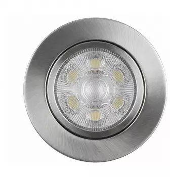 SYNERGY21 LED Inbouwplafondspot Helios Zilver - Rond + Kantelbaar - Warmwit