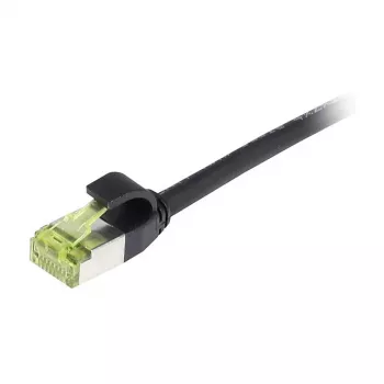 SYNERGY21 S217912 CAT6A S/FTP slim patchkabel, RJ45, 0,25 m, zwart, LSZH
