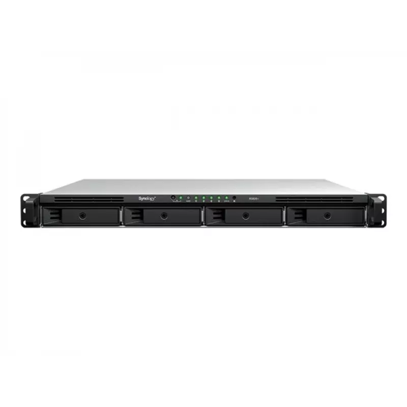 Synology RS826+ 1U rackmount 4-bay NAS, AMD Ryzen V1500B, 4GB DDR4 ECC, 4x 1GbE, zonder harde schijven