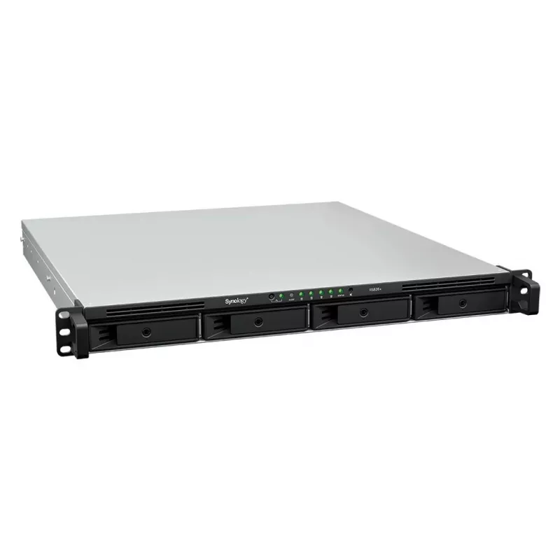 Synology RS826+ 1U rackmount 4-bay NAS, AMD Ryzen V1500B, 4GB DDR4 ECC, 4x 1GbE, zonder harde schijven
