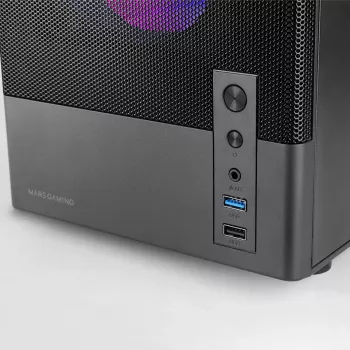 TACENS MARS MC-ONYX 3xARGB mATX tower behuizing zwart
