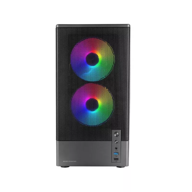 TACENS MARS MC-ONYX 3xARGB mATX tower behuizing zwart