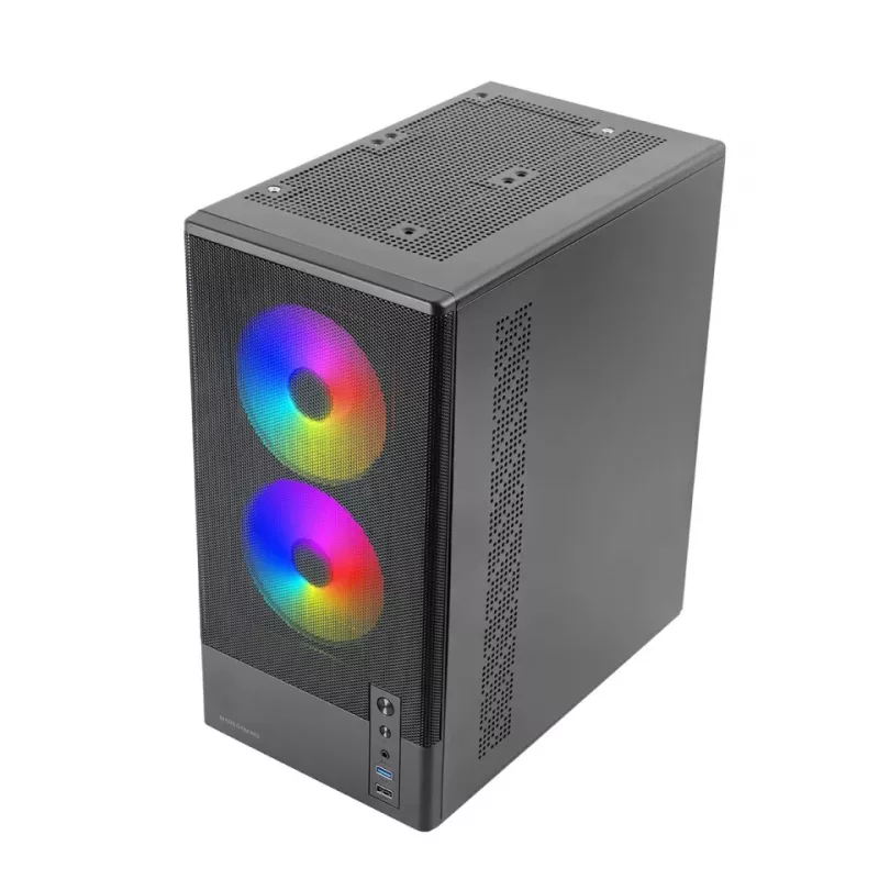 TACENS MARS MC-ONYX 3xARGB mATX tower behuizing zwart