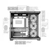 TACENS MARS MC-V5 4xARGB USB-C ATX mid-tower behuizing met gehard glas