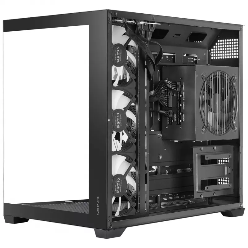 TACENS MARS MC-V5 4xARGB USB-C ATX mid-tower behuizing met gehard glas