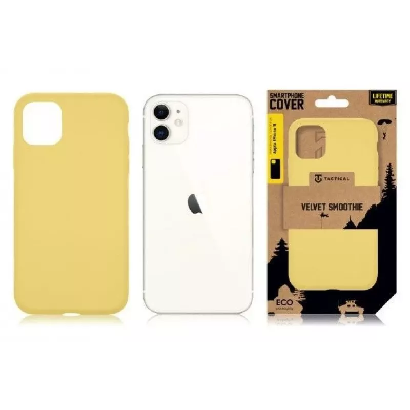 Tactical Apple iPhone 11 Velvet Smoothie hoes geel