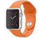 Tactische Apple siliconen armband voor Apple Watch 44mm / 42mm oranje