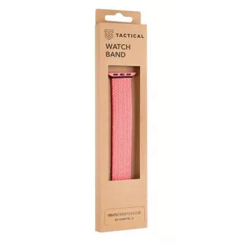 Tactical Apple Watch 38mm / 40mm maat S gevlochten string armband roze