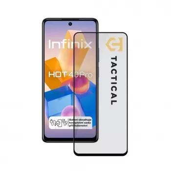 Tactical Glass Shield 5D voor Infinix Hot 40 Pro zwart