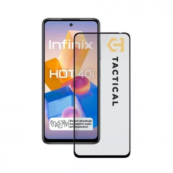 Tactical Glass Shield 5D voor Infinix Hot 40i zwart