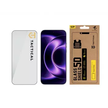 Tactical Glass Shield 5D schermbeschermfolie voor Xiaomi 17 Ultra - zwart