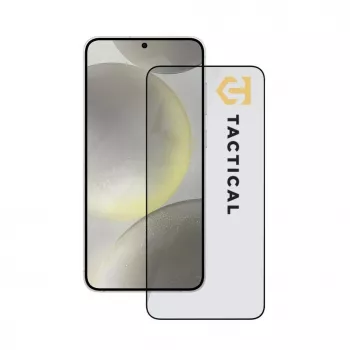 Tactical Samsung Galaxy S25 / S24 Glass Shield 5D voor Samsung zwart