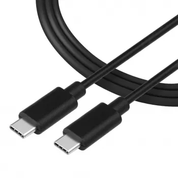 Tactical Smooth Thread-kabel USB-C/USB-C 1m zwart