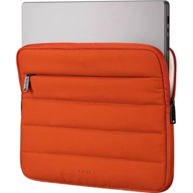 Targus Puffer notebook-sleeve voor 13-14 inch laptops, roestoranje