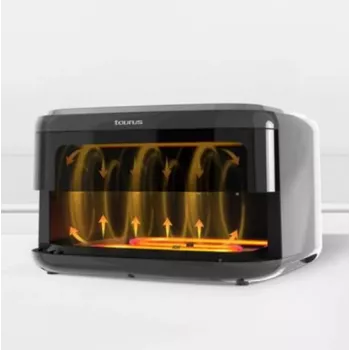 Taurus 3-in-1 airfryer, pizzamaker en grill