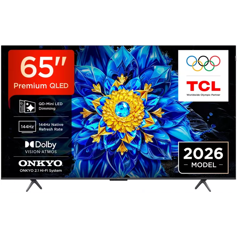 TCL P8L 65P8L 65 inch 4K Ultra HD Android Smart LED TV - zwart